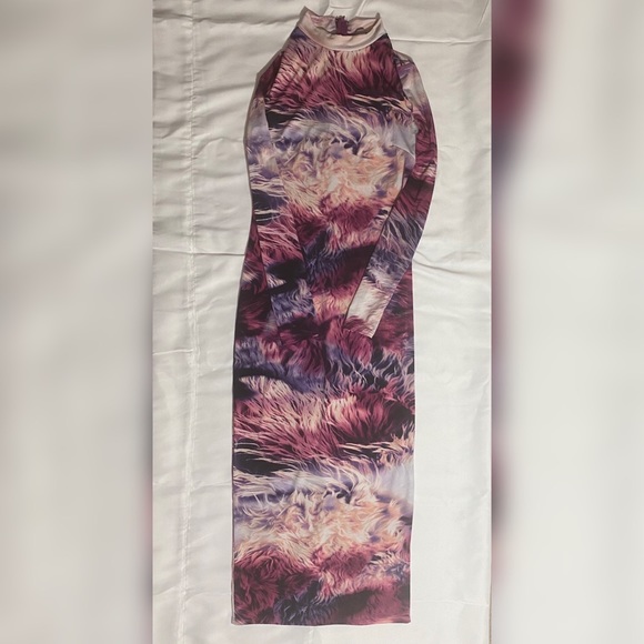 Purple/multi BodyCon Midi - Picture 3 of 3